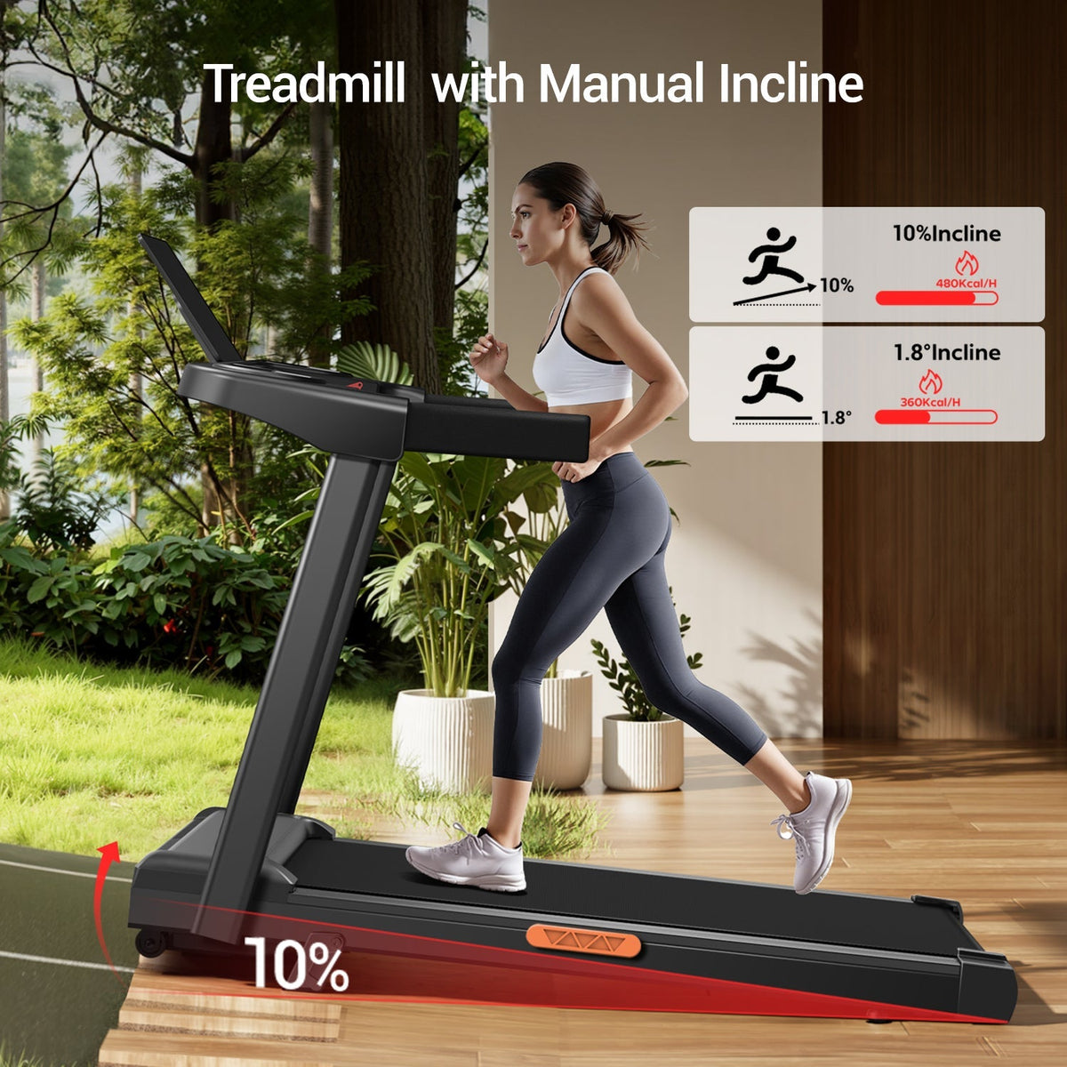 <tc>Umay SF10 Tapis de course pliable avec inclinaison de 10%/15% et vitesse maximale de 12 km/h</tc>