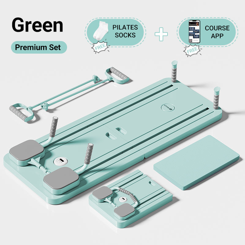 UMAY 5-in-1 Portable Pilates Board Reformer Set