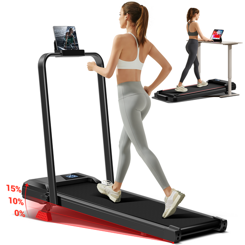 <tc>Umay CW1F Tapis de course pliable 3-en-1 avec inclinaison de 9%/15%, jusqu’à 12 km/h</tc>