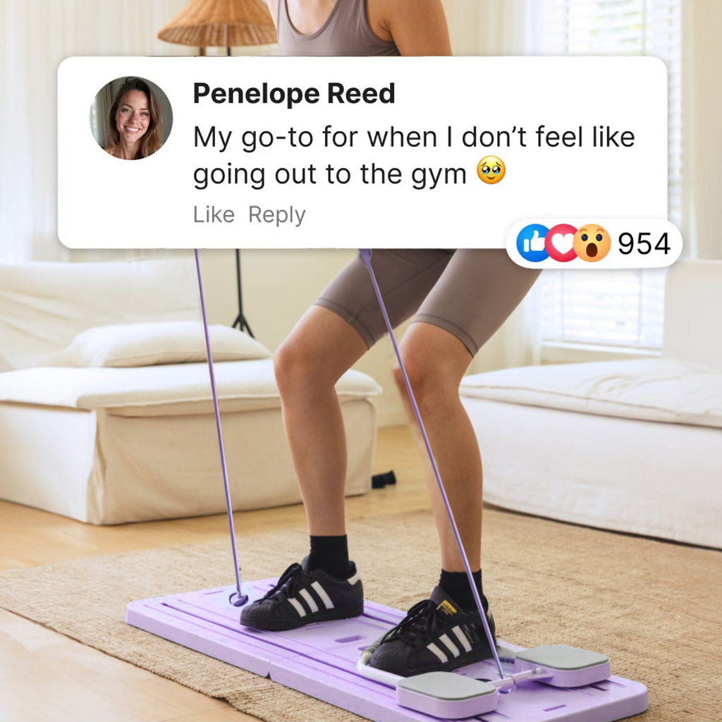 UMAY 5-in-1 Portable Pilates Board Reformer Set