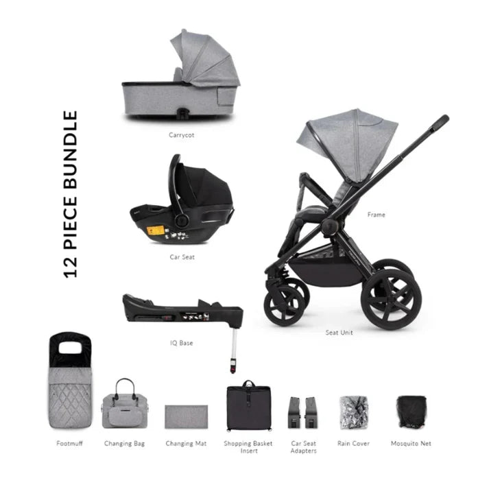Ensemble de voyage Venicci Upline 12 pièces avec base Isofix