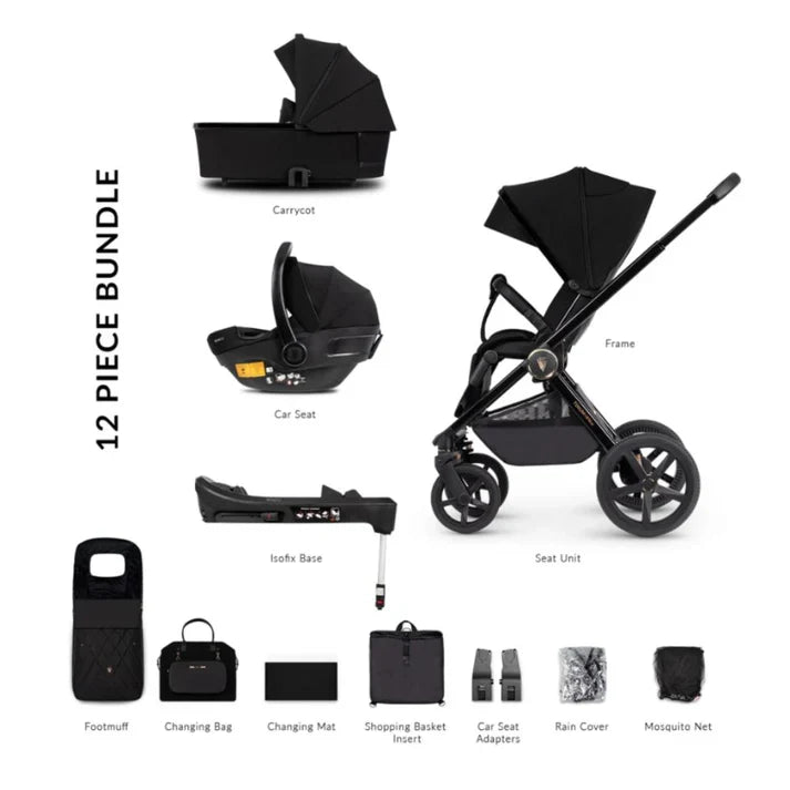 Ensemble de voyage Venicci Upline 12 pièces avec base Isofix