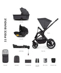 Venicci Tinum Edge Pram - 3IN1 + Base Bundle