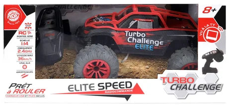 TURBO CHALLENGE - 1:14 VOITURE RADIOCOMMANDEE ELITE SPEED 36KM/H