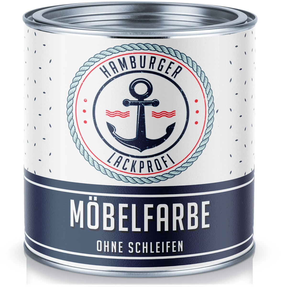 Möbelfarbe im Komplett-Set - Möbellack ohne Schleifen inkl. Farbroller & Verdünnung - Hamburger Lack-Profi
