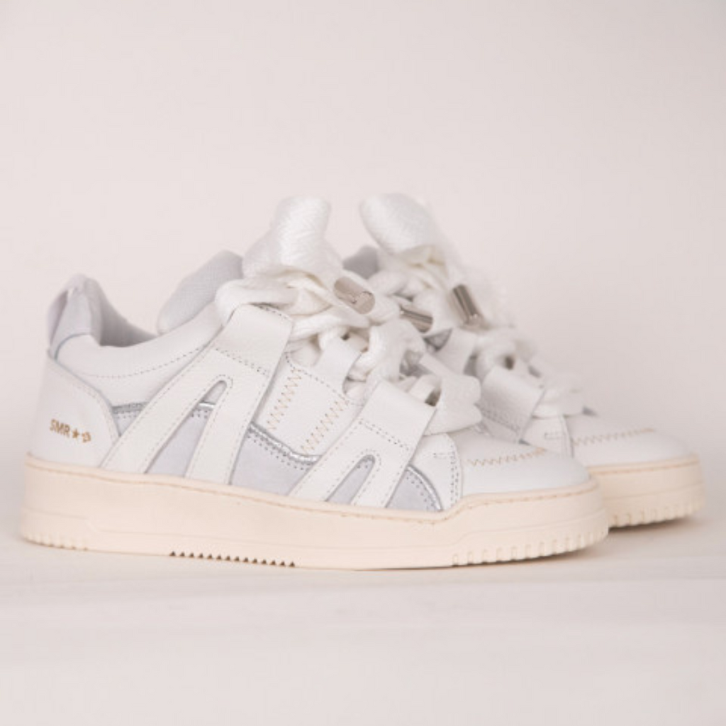 BASKETS SEMELLE COMPENSÉE INNA A241 - BLANC
