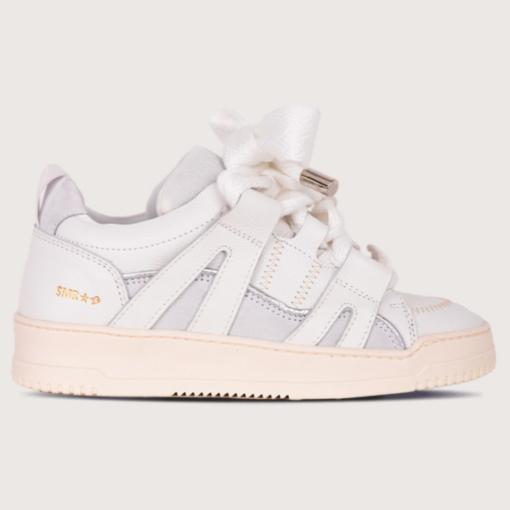 BASKETS SEMELLE COMPENSÉE INNA A241 - BLANC