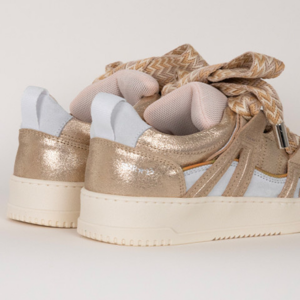 BASKETS SEMELLE COMPENSÉE INNA A241 - OR