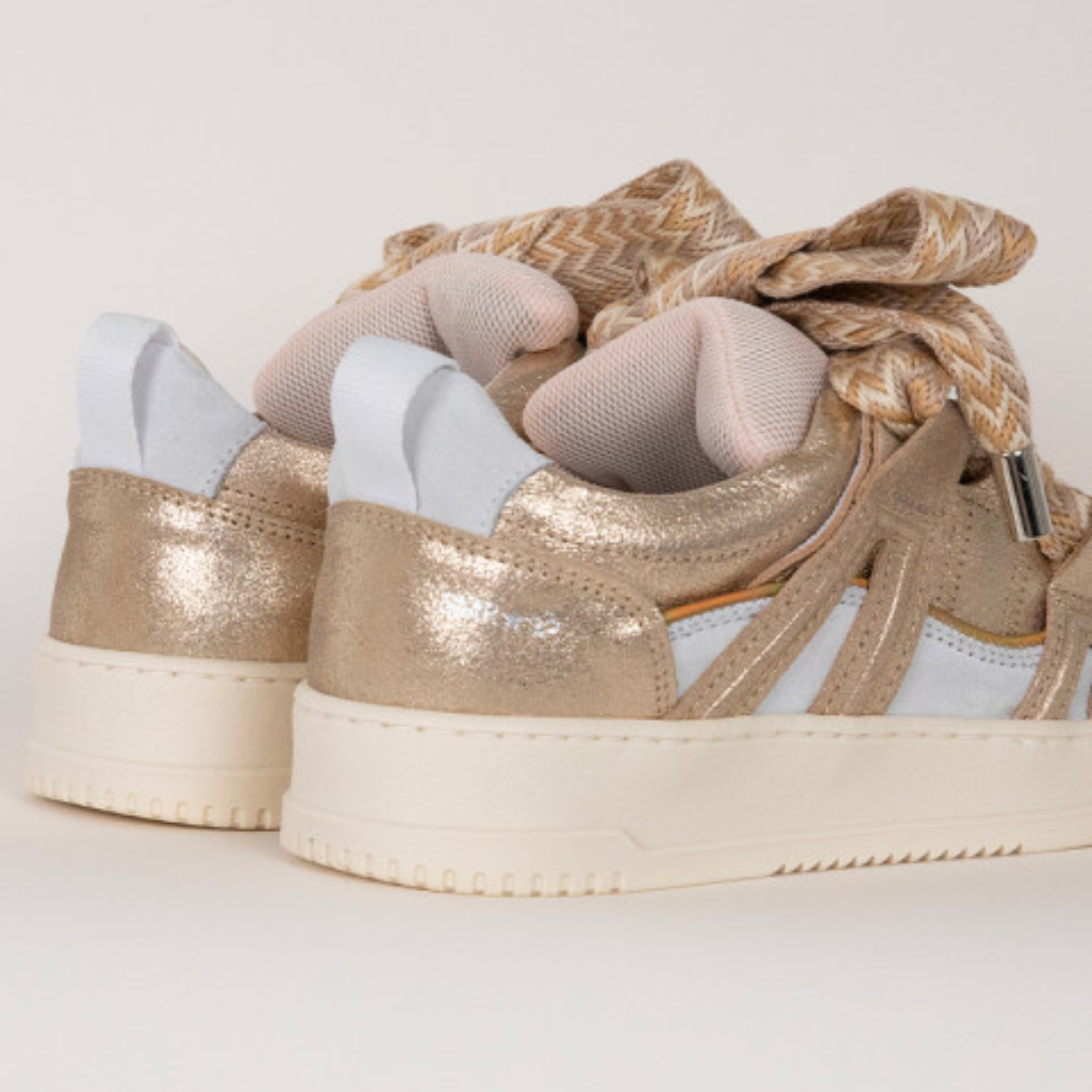 BASKETS SEMELLE COMPENSÉE INNA A241 - OR