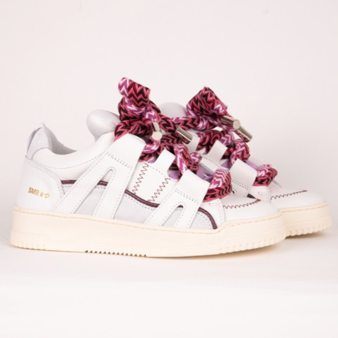 BASKETS SEMELLE COMPENSÉE INNA A241 - FUSHIA