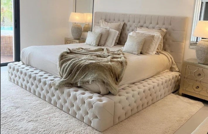Cadre Lit Royal Beige