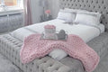 Lit Cadre Gris Royal