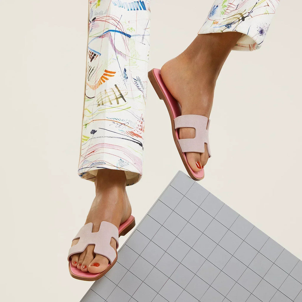 Oran Sandalen - Rosa Porzellan
