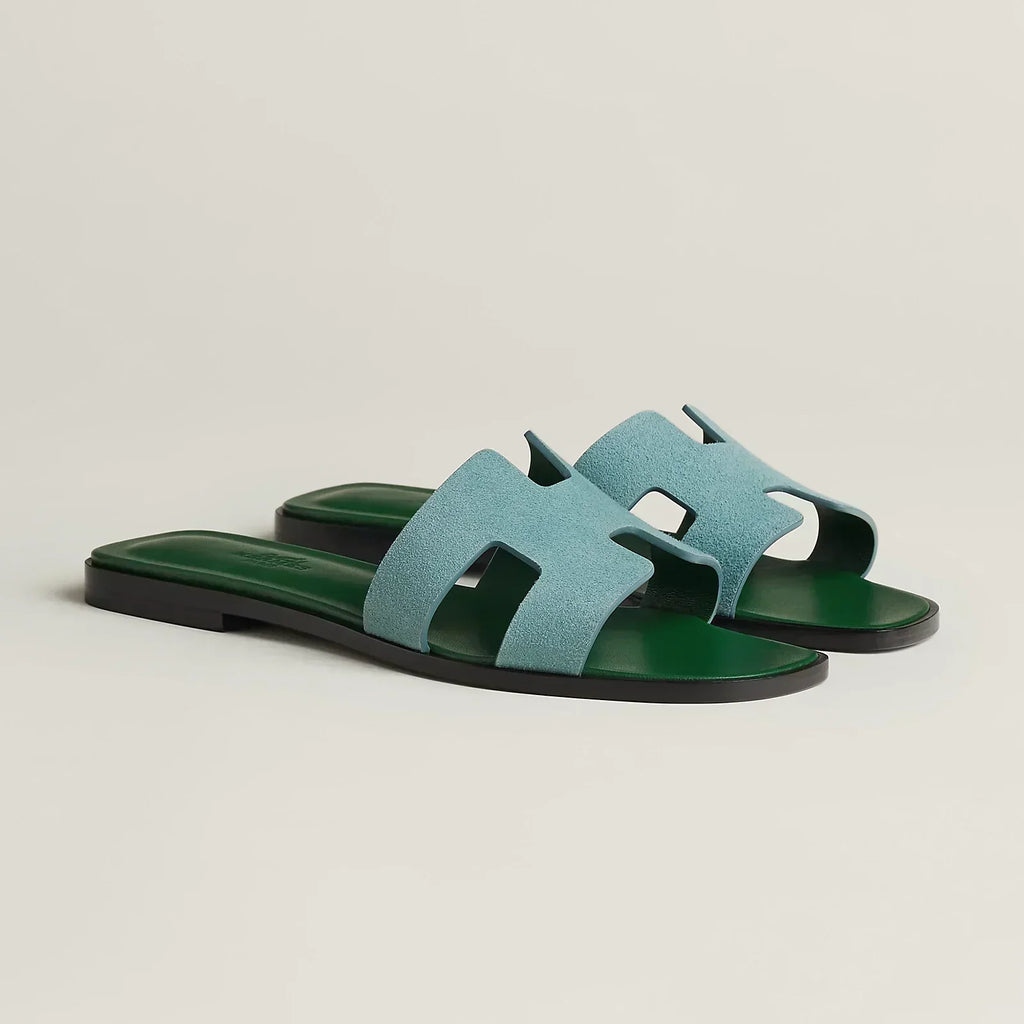 Oran-Sandalen - Wassergrün