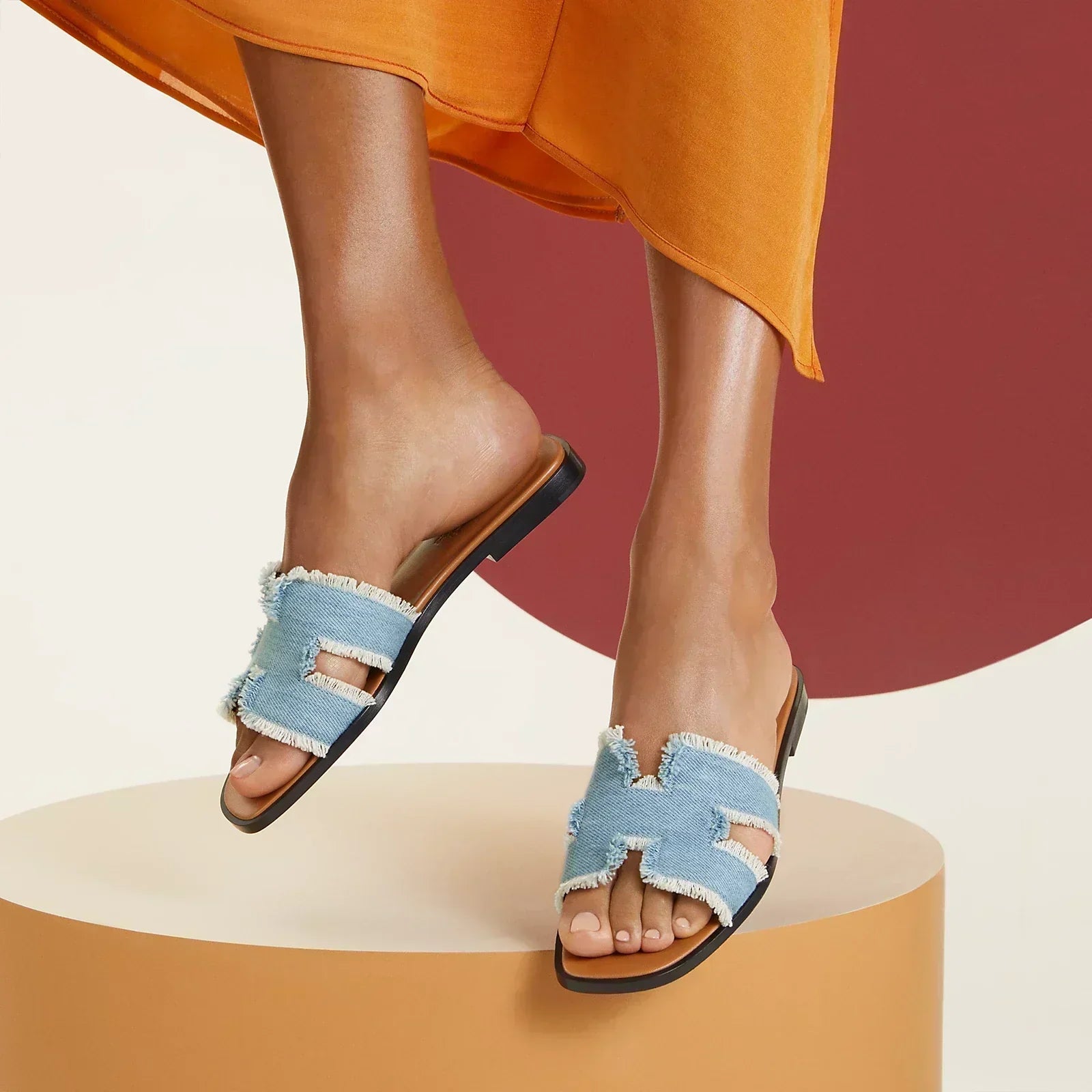 Sandalen Oran – Hellblau