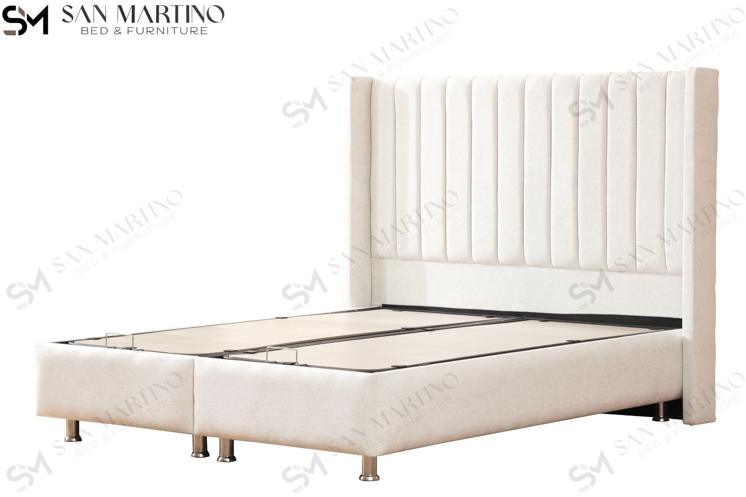 Lit Coffre Tokyo Velours