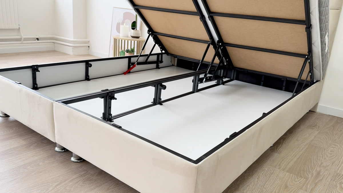 Lit coffre Hugo velours chic
