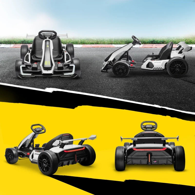 Electric Go Kart with Adjustable Seat